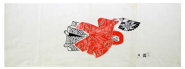 1/3ベタ染め柄手拭い2