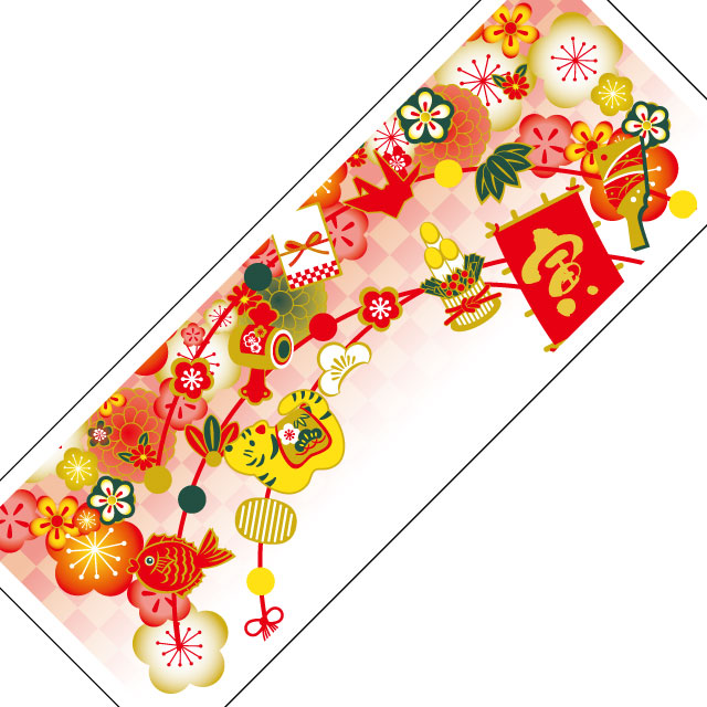 つるし柄手拭い1