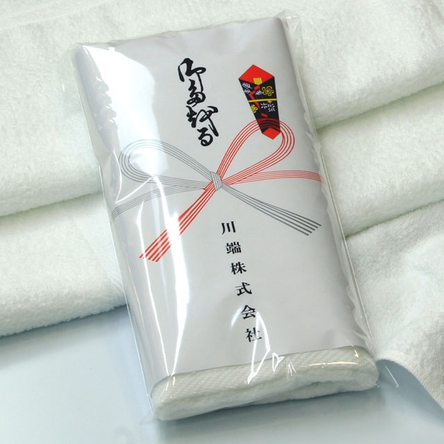 のし紙掛けポリ袋入れ加工