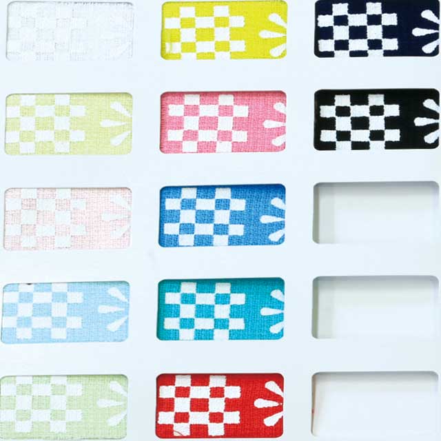 ラバープリント白・赤・青・黄・緑・グレー