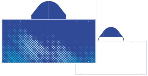 フード付きクールタオル