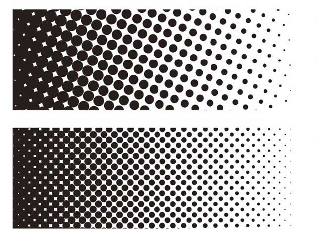 点々でのグラデーション