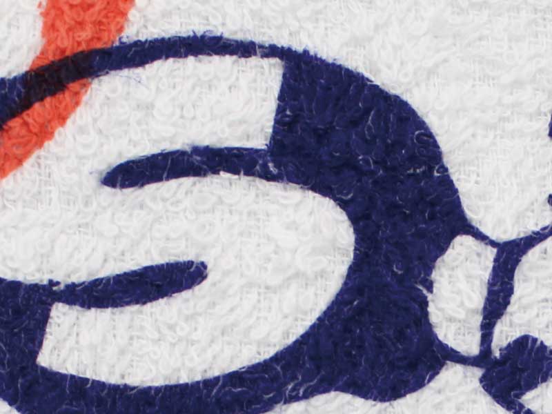 ベタ部分のインク割れ