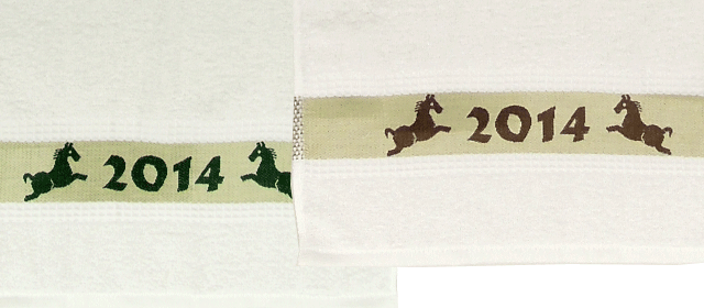 干支タオルファミリーホースアップ