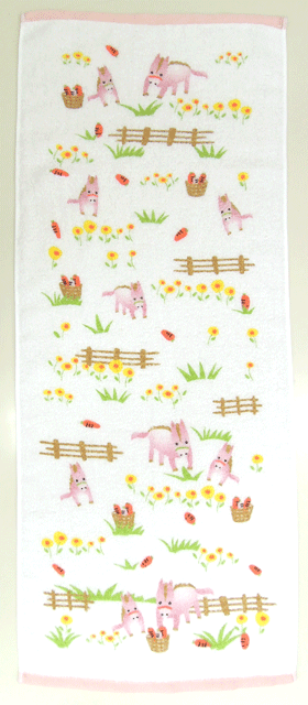 干支タオル早春